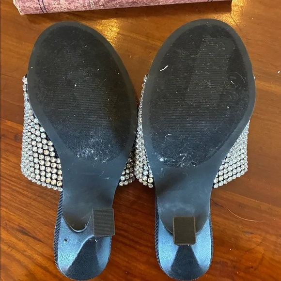 Steve Madden Veera in Black & Rhinestone - Picture 7 of 8